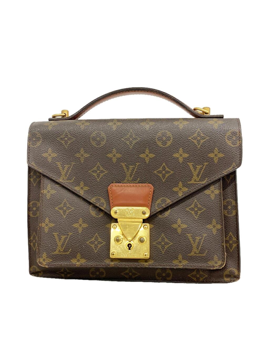 Louis Vuitton Monceau Handbag Canvas #375793L68B